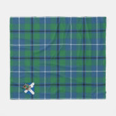 Couverture Polaire Scotts Glen Ancien Tartan Plaid (Devant (Horizontal))