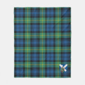 Couverture Polaire Scotts Gordon Ancien Tartan Plaid (Devant)