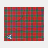 Couverture Polaire Scotts Gordon de Abergeldie Tartan Plaid (Devant (Horizontal))