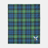 Couverture Polaire Scotts Gordon Old Ancient Tartan Plaid (Devant)