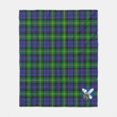 Couverture Polaire Scotts Gordon Tartan Plaid Moderne (Devant)