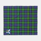 Couverture Polaire Scotts Gordon Tartan Plaid Moderne (Devant (Horizontal))