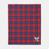 Couverture Polaire Scotts Graham de Menteith Red Tartan Plaid (Devant)