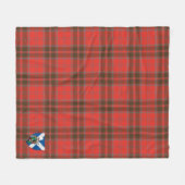 Couverture Polaire Scotts Grant Patiné Tartan Plaid (Devant (Horizontal))