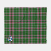 Couverture Polaire Scotts Gray Chasse Tartan Plaid (Devant (Horizontal))