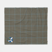 Couverture Polaire Scotts Haig Grey Tartan Plaid (Devant (Horizontal))