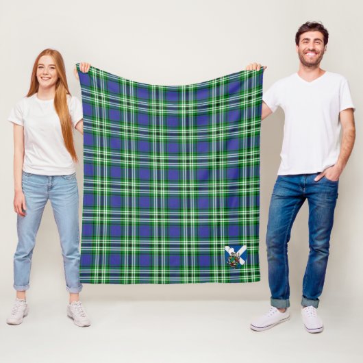 Couverture Polaire Scotts Haliburton Tartan Plaid (En situation)