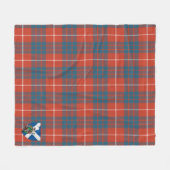 Couverture Polaire Scotts Hamilton Ancient Tartan Plaid (Devant (Horizontal))