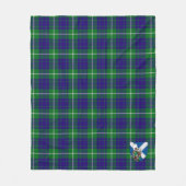 Couverture Polaire Scotts Hamilton Chasse Tartan Plaid (Devant)