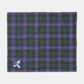 Couverture Polaire Scotts Hunter Tartan Plaid Moderne (Devant (Horizontal))