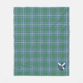 Couverture Polaire Scotts Irvine Tartan Plaid (Devant)