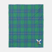 Couverture Polaire Scotts Irvine Tartan Plaid Ancien (Devant)