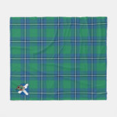 Couverture Polaire Scotts Irvine Tartan Plaid Ancien (Devant (Horizontal))