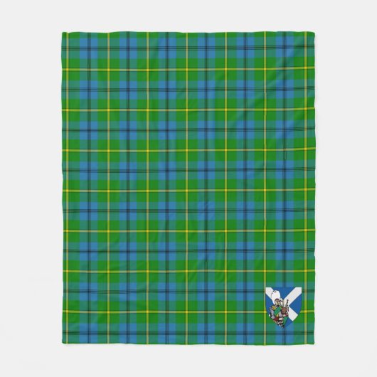 Couverture Polaire Scotts Johnston Tartan Plaid (Devant)