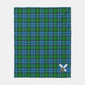 Couverture Polaire Scotts Kerr Chasse Tartan Plaid (Devant)