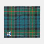 Couverture Polaire Scotts Kirkpatrick Tartan Plaid (Devant (Horizontal))