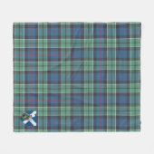 Couverture Polaire Scotts Leslie Chasse Ancien Tartan Plaid (Devant (Horizontal))