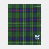 Couverture Polaire Scotts Leslie Chasse Tartan Plaid (Devant)