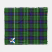 Couverture Polaire Scotts Leslie Chasse Tartan Plaid (Devant (Horizontal))