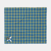 Couverture Polaire Scotts Ling Chasse Tartan Plaid (Devant (Horizontal))