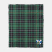 Couverture Polaire Scotts MacAulay Chasse Ancien Tartan Plaid (Devant)