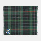 Couverture Polaire Scotts MacAulay Chasse Ancien Tartan Plaid (Devant (Horizontal))
