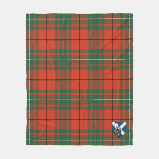 Couverture Polaire Scotts MacAulay Plaid Tartan Ancien (Devant)