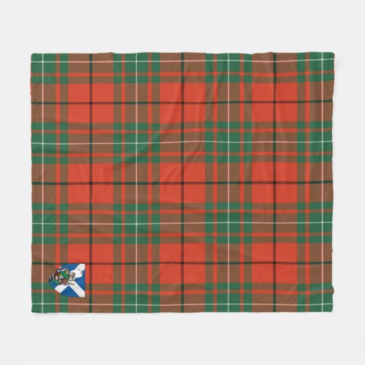 Couverture Polaire Scotts MacAulay Plaid Tartan Ancien (Devant (Horizontal))