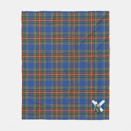 Couverture Polaire Scotts MacBeth Ancient Tartan Plaid (Devant)
