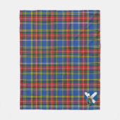 Couverture Polaire Scotts MacBeth Tartan Plaid Moderne (Devant)