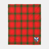 Couverture Polaire Scotts MacDonald de Sleat Tartan Plaid (Devant)