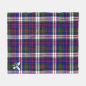 Couverture Polaire Scotts MacDonald habillé Tartan moderne plaid (Devant (Horizontal))