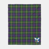 Couverture Polaire Scotts MacDonell de Glengarry Tartan Plaid (Devant)