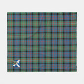 Couverture Polaire Scotts MacDonnell De Glengarry Ancien Tartan Plai (Devant (Horizontal))