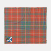 Couverture Polaire Scotts MacDougall Ancient Tartan Plaid (Devant (Horizontal))