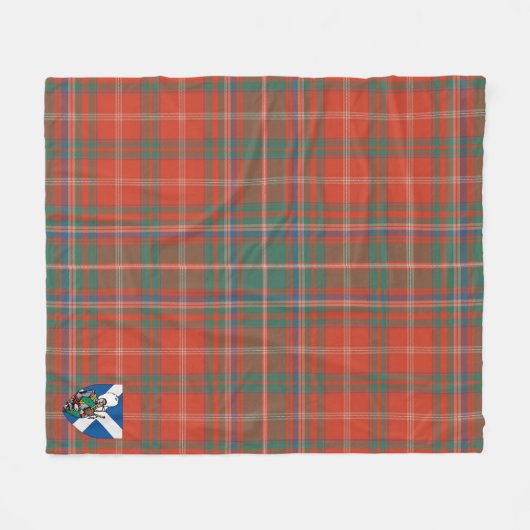 Couverture Polaire Scotts MacDougall Ancient Tartan Plaid (Devant (Horizontal))