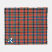 Couverture Polaire Scotts MacDuff Ancient Tartan Plaid (Devant (Horizontal))