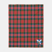 Couverture Polaire Scotts MacDuff Chasse Ancien Tartan Plaid (Devant)