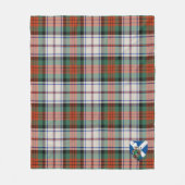 Couverture Polaire Scotts MacDuff Robe Ancien Tartan Plaid (Devant)