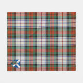 Couverture Polaire Scotts MacDuff Robe Ancien Tartan Plaid (Devant (Horizontal))
