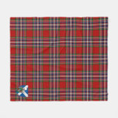 Couverture Polaire Scotts MacFarlane Tartan Plaid (Devant (Horizontal))