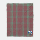 Couverture Polaire Scotts MacGregor Chasse Ancienne Plaid Tartan (Devant)