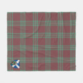 Couverture Polaire Scotts MacGregor Chasse Ancienne Plaid Tartan (Devant (Horizontal))