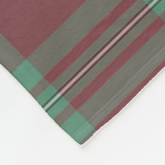 Couverture Polaire Scotts MacGregor Chasse Ancienne Plaid Tartan (Coin)