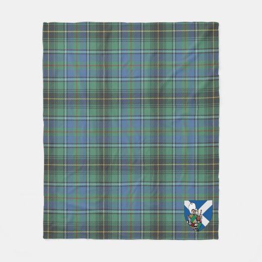 Couverture Polaire Scotts MacInnes Ancient Tartan Plaid (Devant)