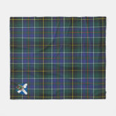 Couverture Polaire Scotts MacInnes Tartan Plaid Moderne (Devant (Horizontal))