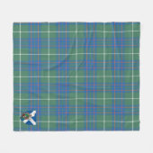 Couverture Polaire Scotts MacIntyre Chasse Ancien Tartan Plaid (Devant (Horizontal))