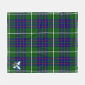 Couverture Polaire Scotts MacIntyre chasse le tartan moderne à carrea (Devant (Horizontal))