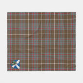 Couverture Polaire Scotts MacIntyre Chasse Patiné Tartan Plaid (Devant (Horizontal))