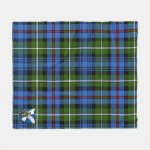 Couverture Polaire Scotts MacKenzie Tartan Plaid (Devant (Horizontal))